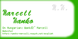 marcell wanko business card